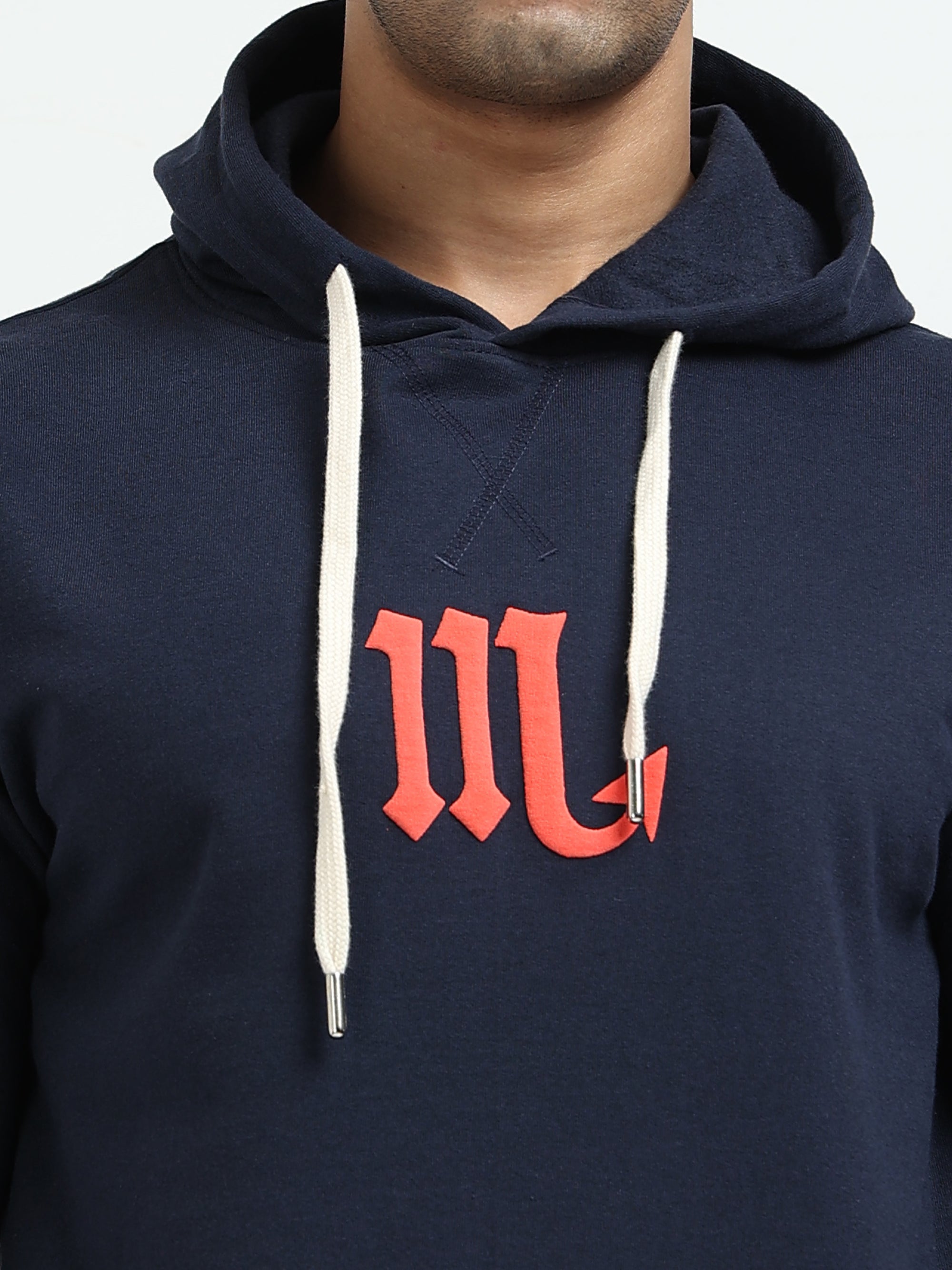 Navy Blue Hoodie Bio Wash Fleece