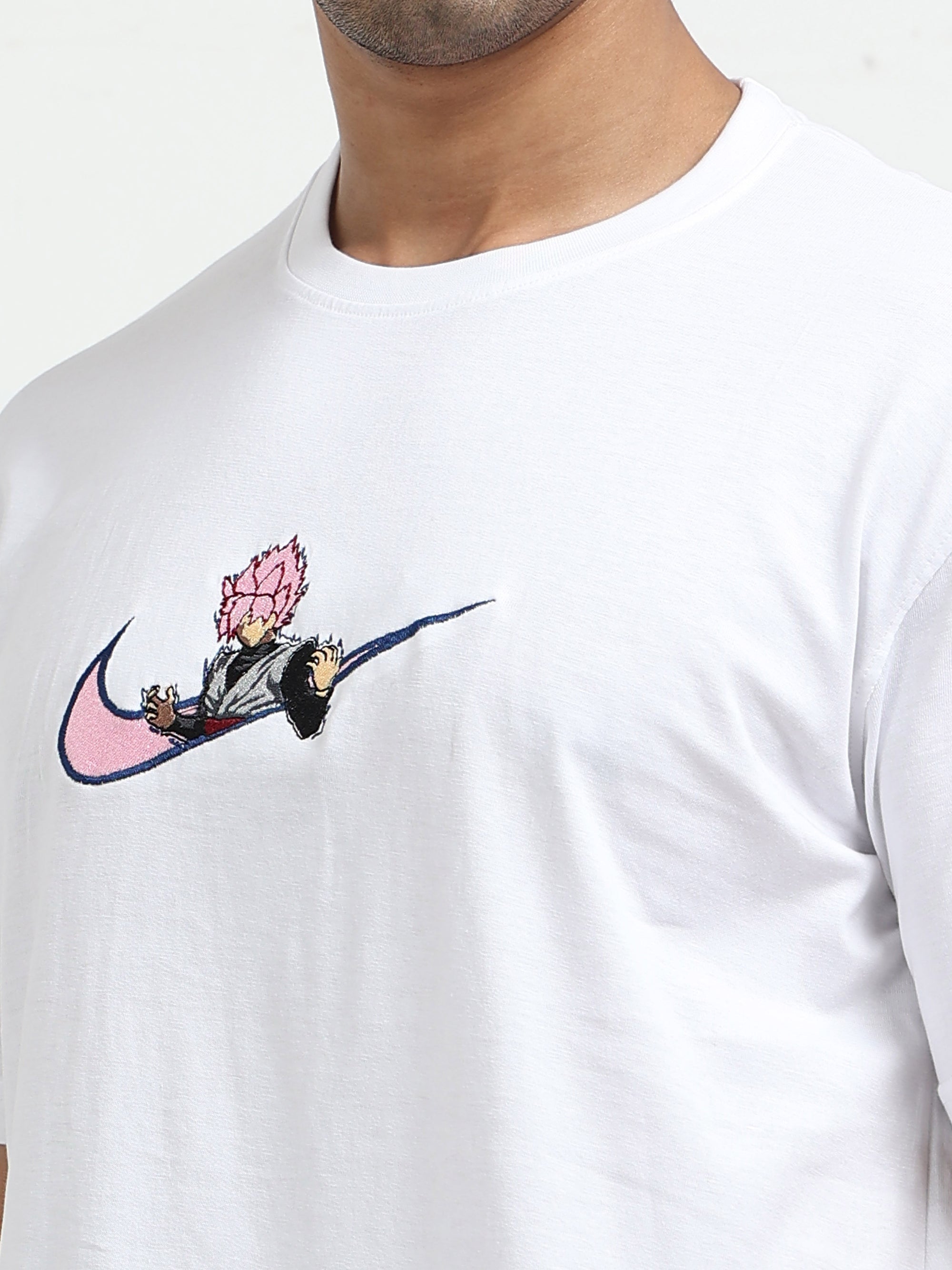 White Round Neck Bio Wash Single Jersey