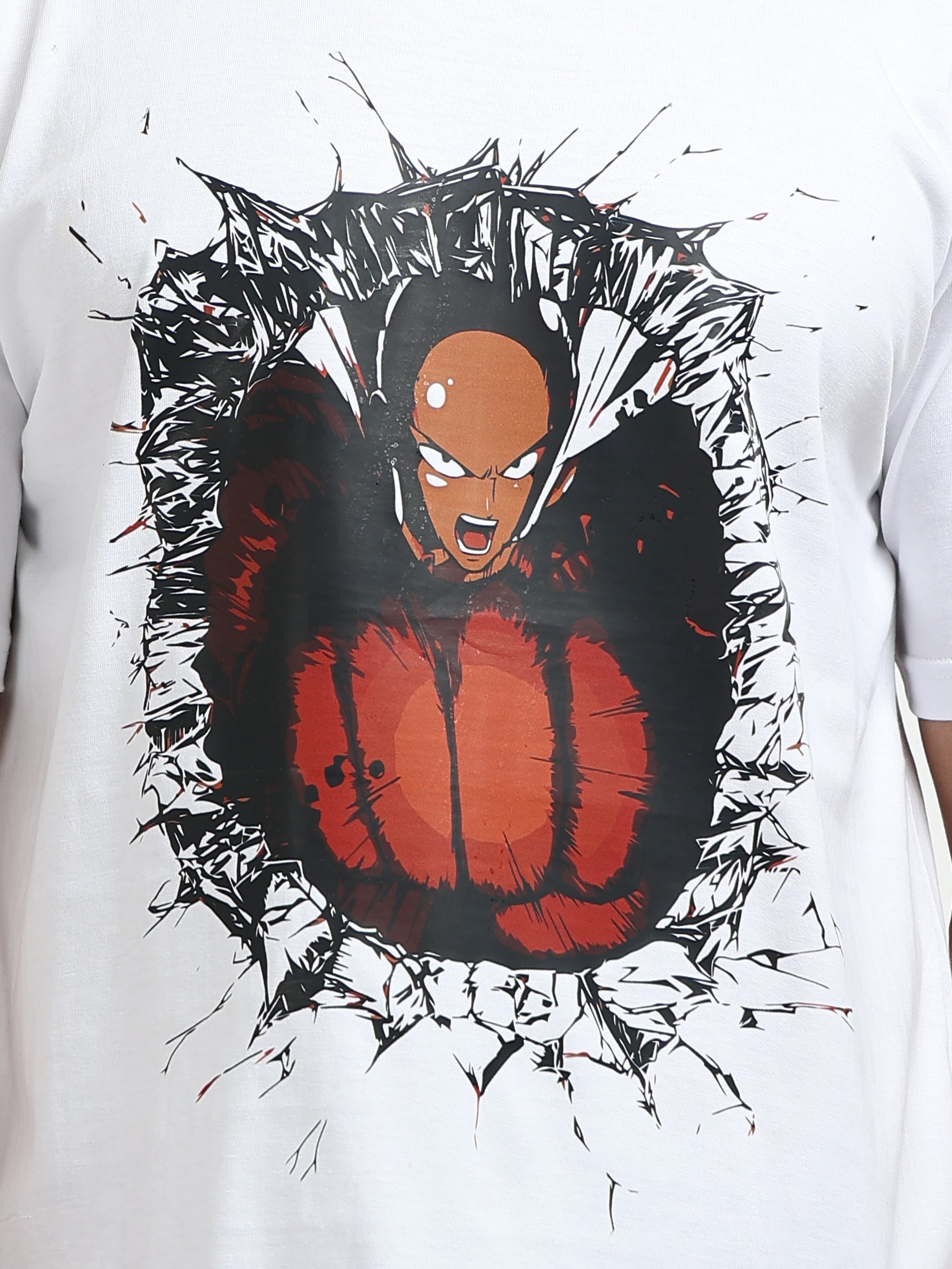 White Round Neck Bio Wash Single Jersey