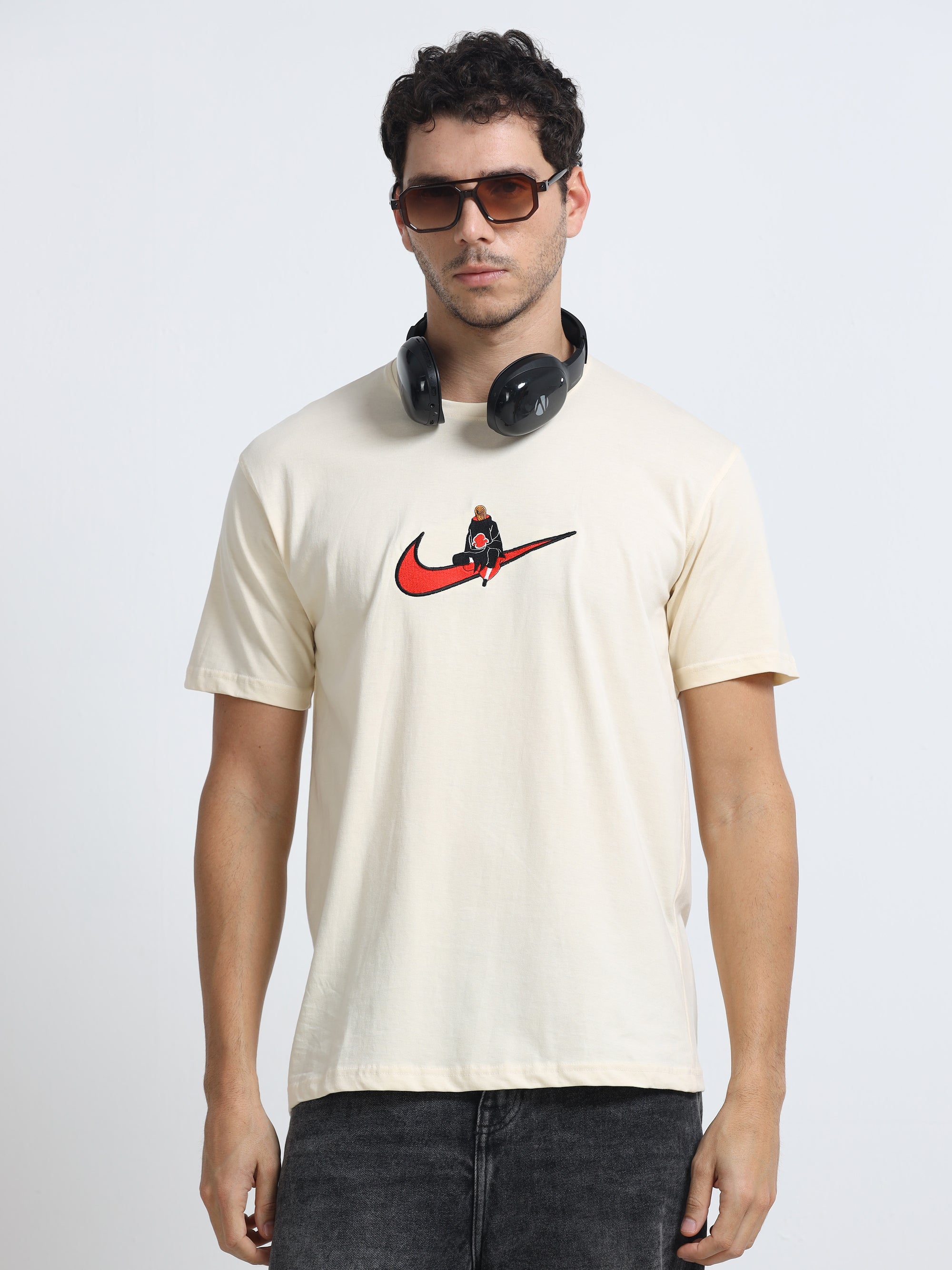 White Round Neck Bio Wash Single Jersey