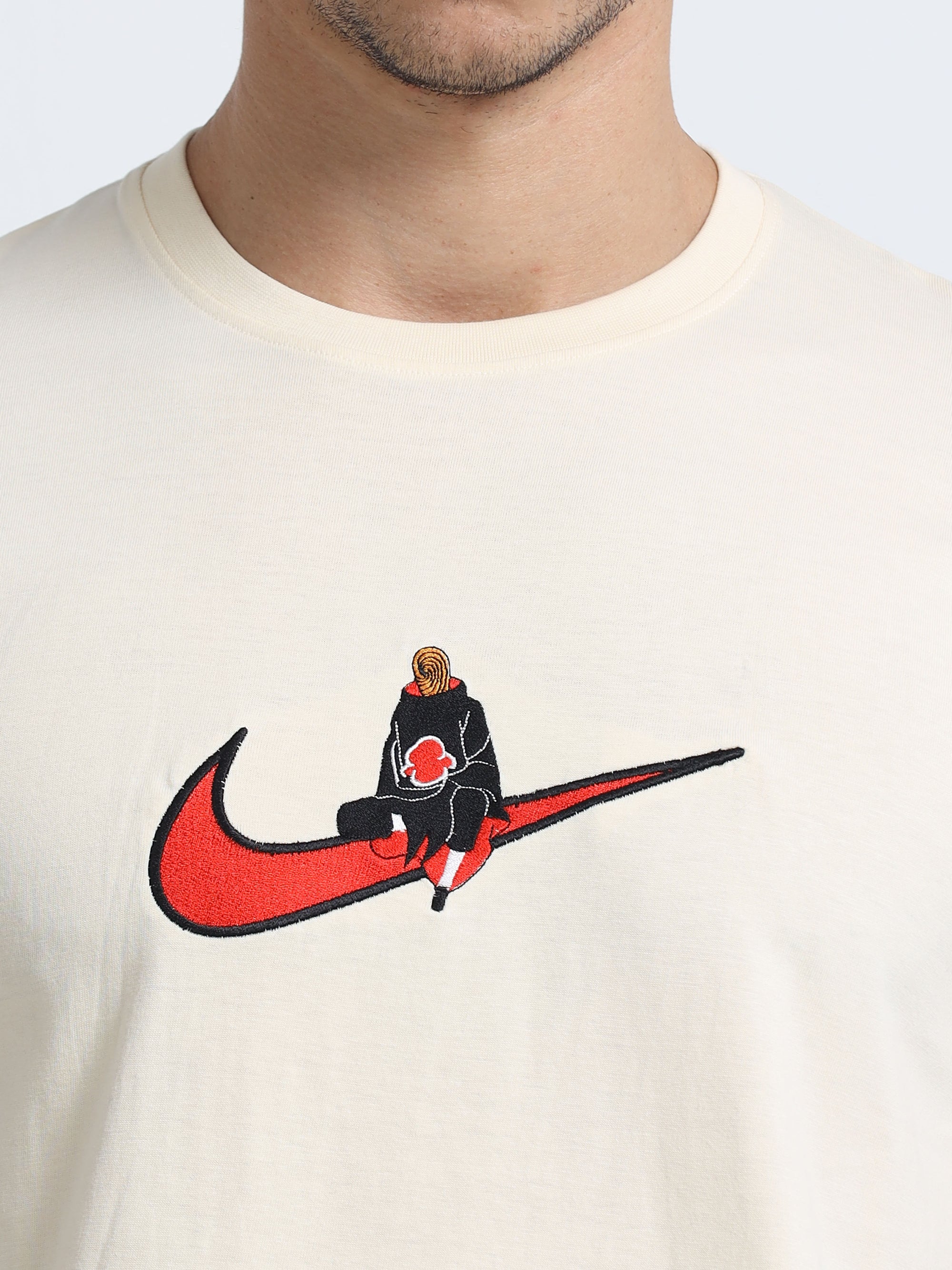 White Round Neck Bio Wash Single Jersey