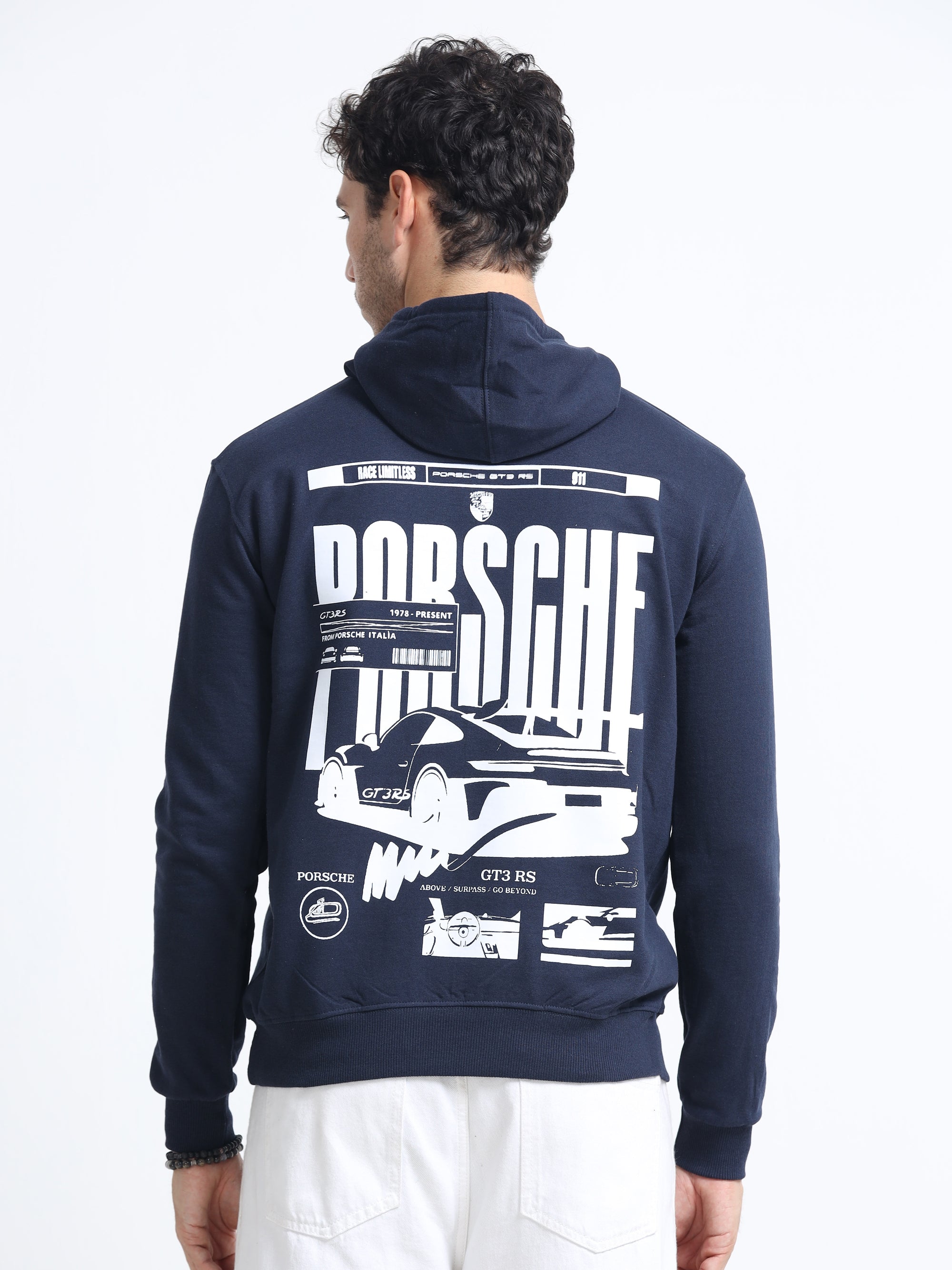 Navy Blue Hoodie Bio Wash Fleece