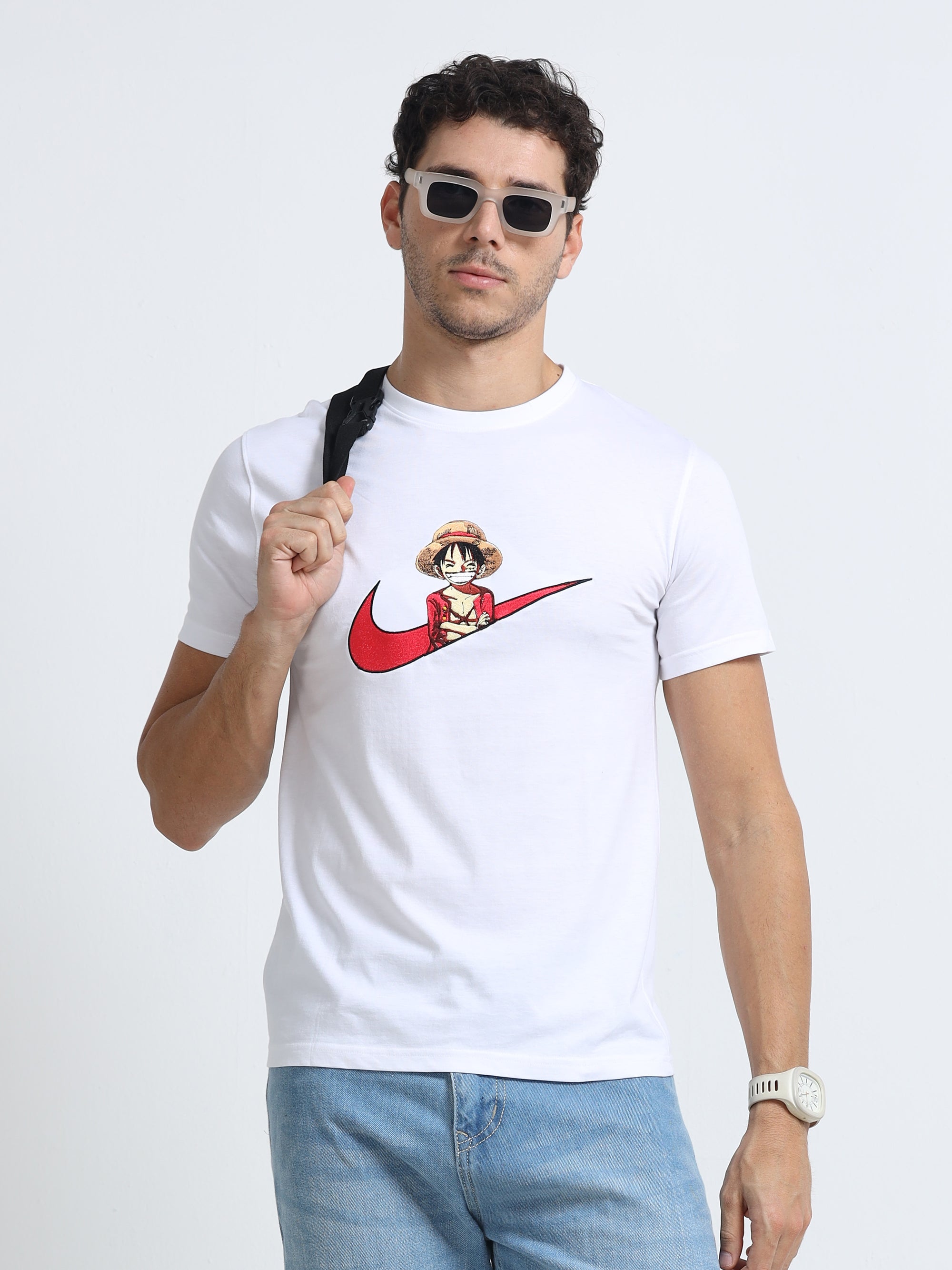 White Round Neck Bio Wash Single Jersey