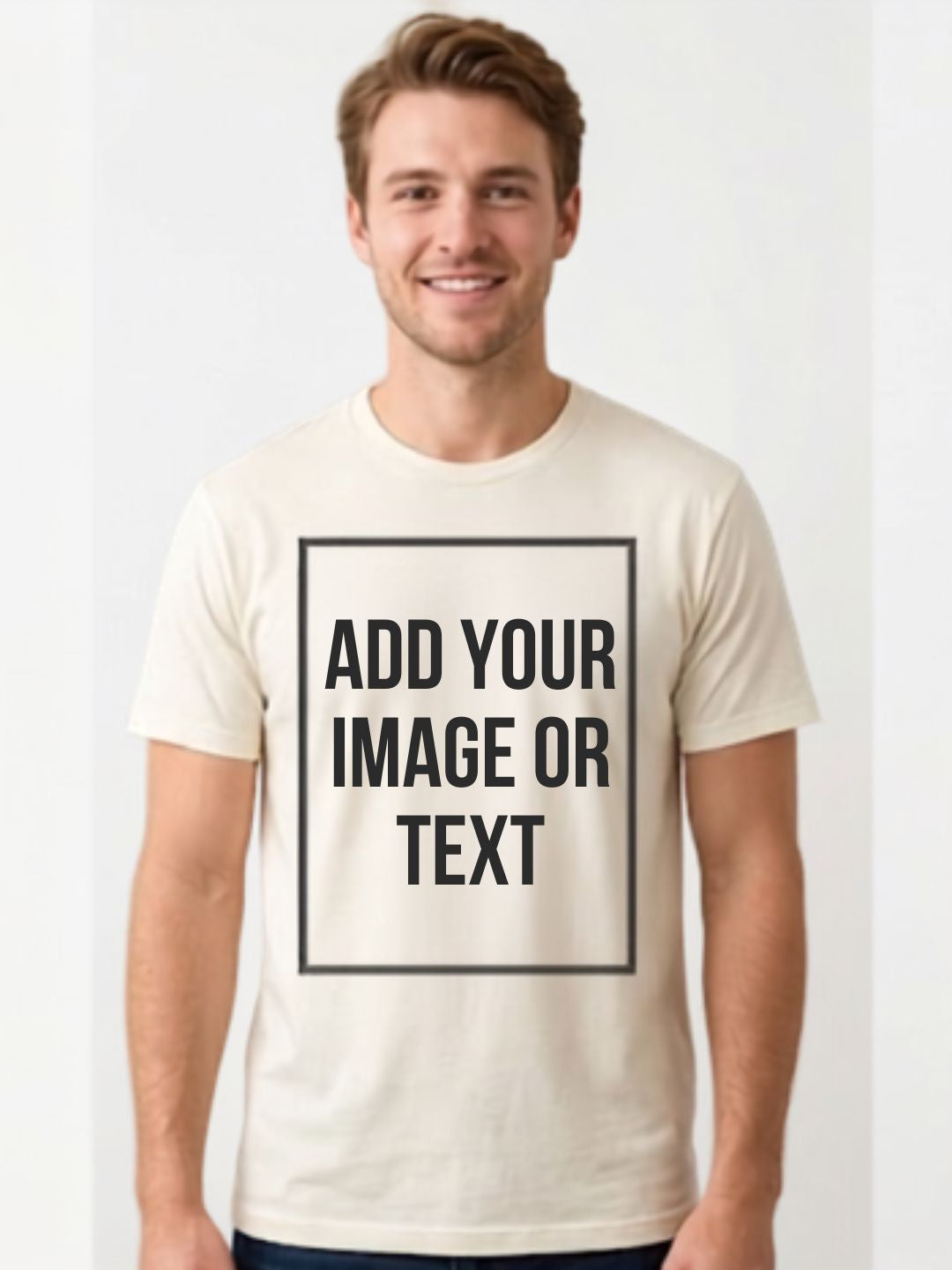 Custom Print Oversized Tee – Personalise with Your Image or Text