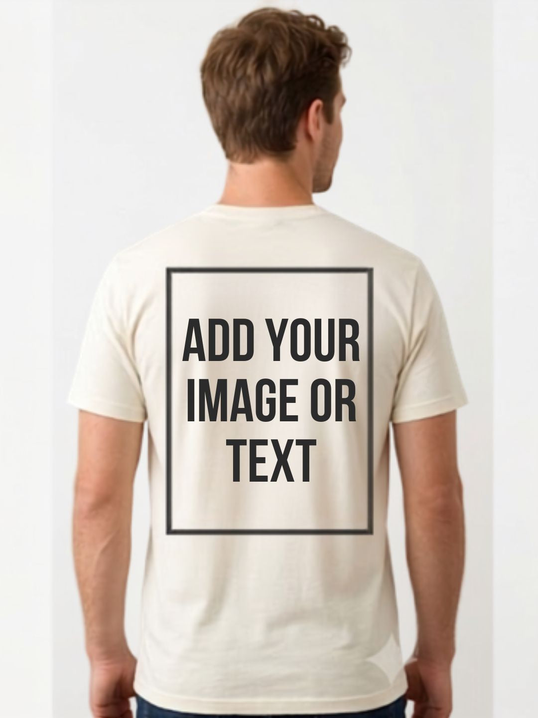 Custom Print Oversized Tee – Personalise with Your Image or Text