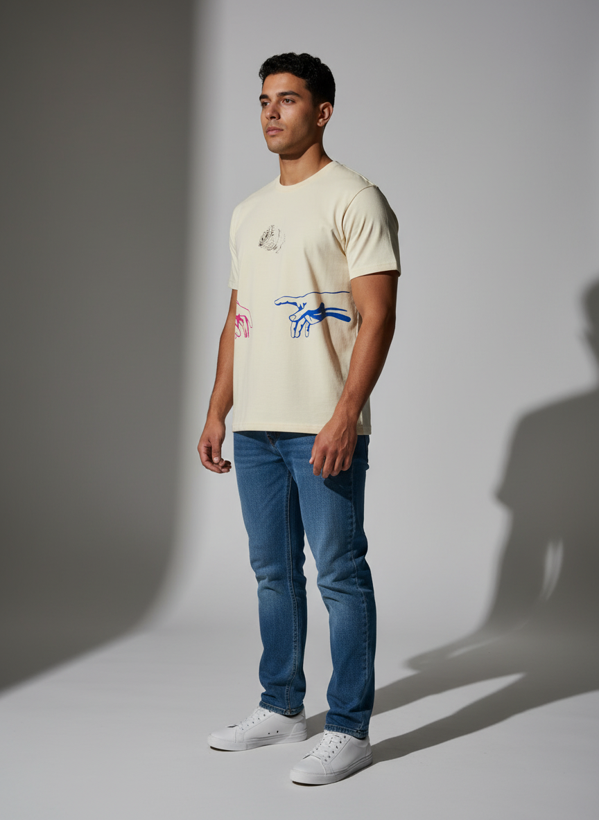 Over Size Terry - Cream