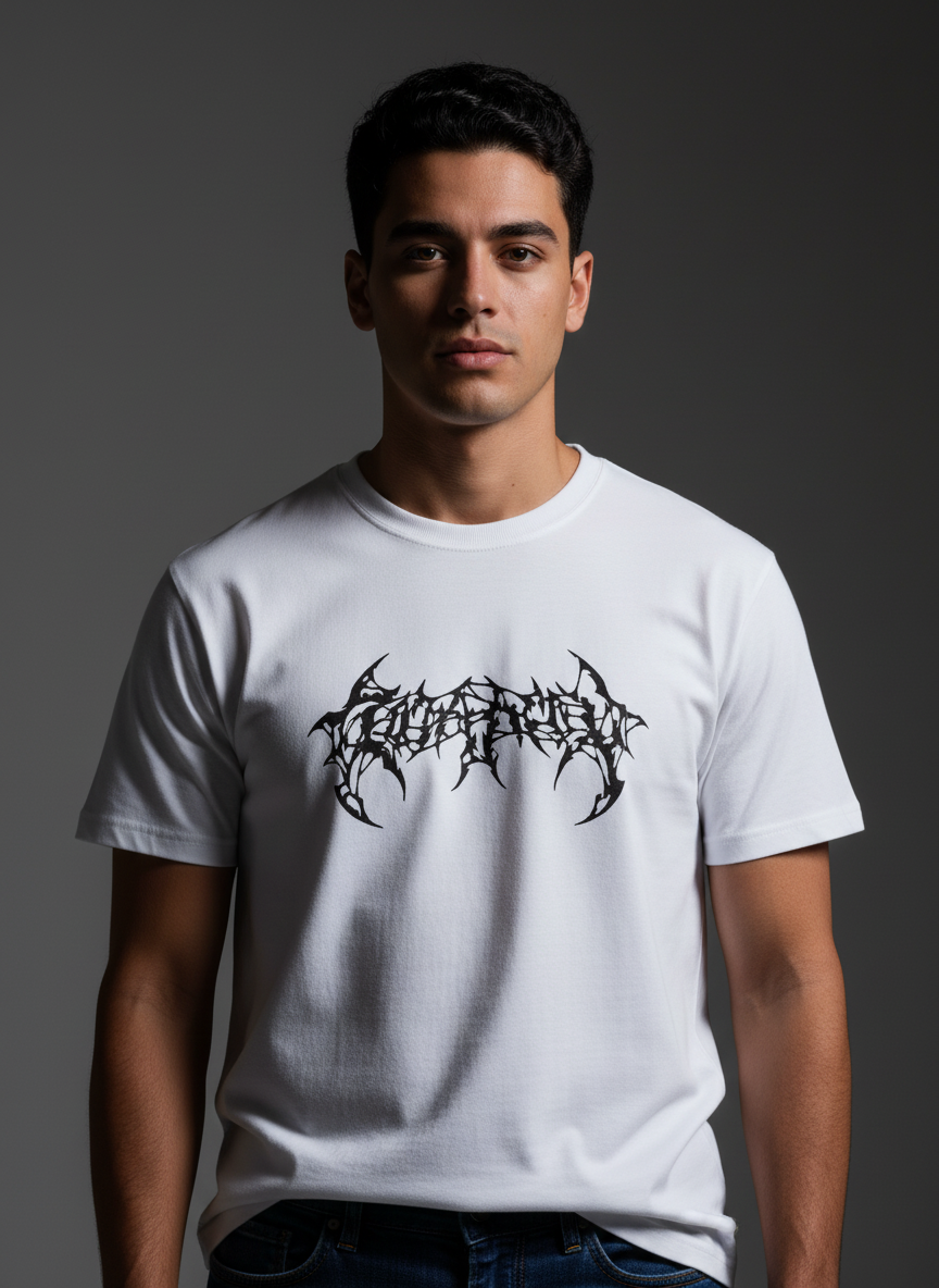 Luxe White Oversize T-Shirt - Bio Wash Terry