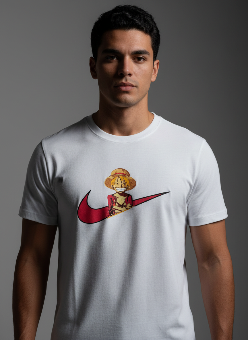 Premium White Round Neck T-Shirt - Bio Wash Cotton