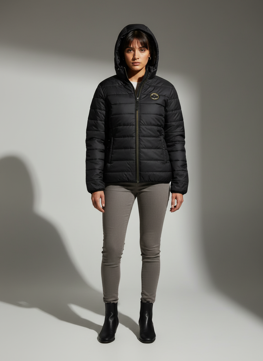 Black Women's Jacket - Polyester