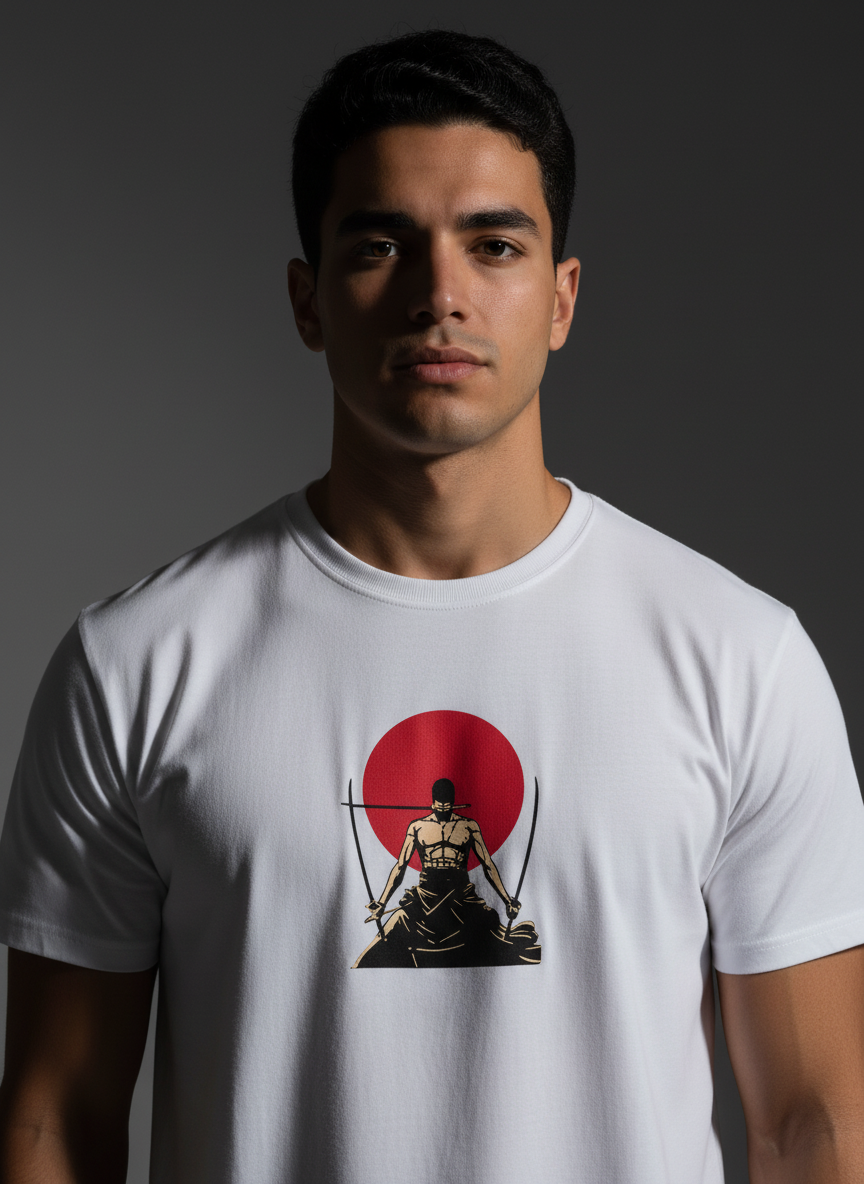 White Oversize T-Shirt - Bio Wash Terry Cotton