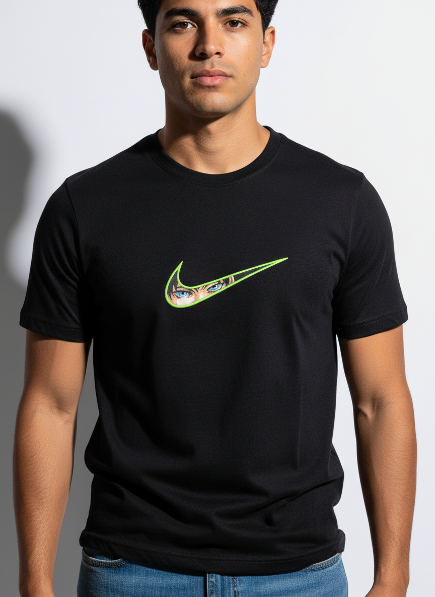 Premium Black Round Neck T-Shirt - Bio Wash Cotton