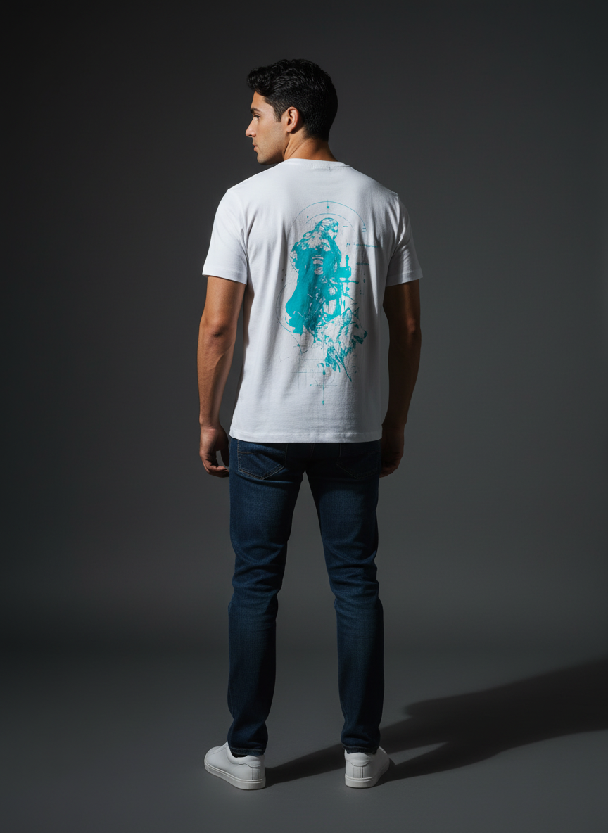 Over Size Terry - White