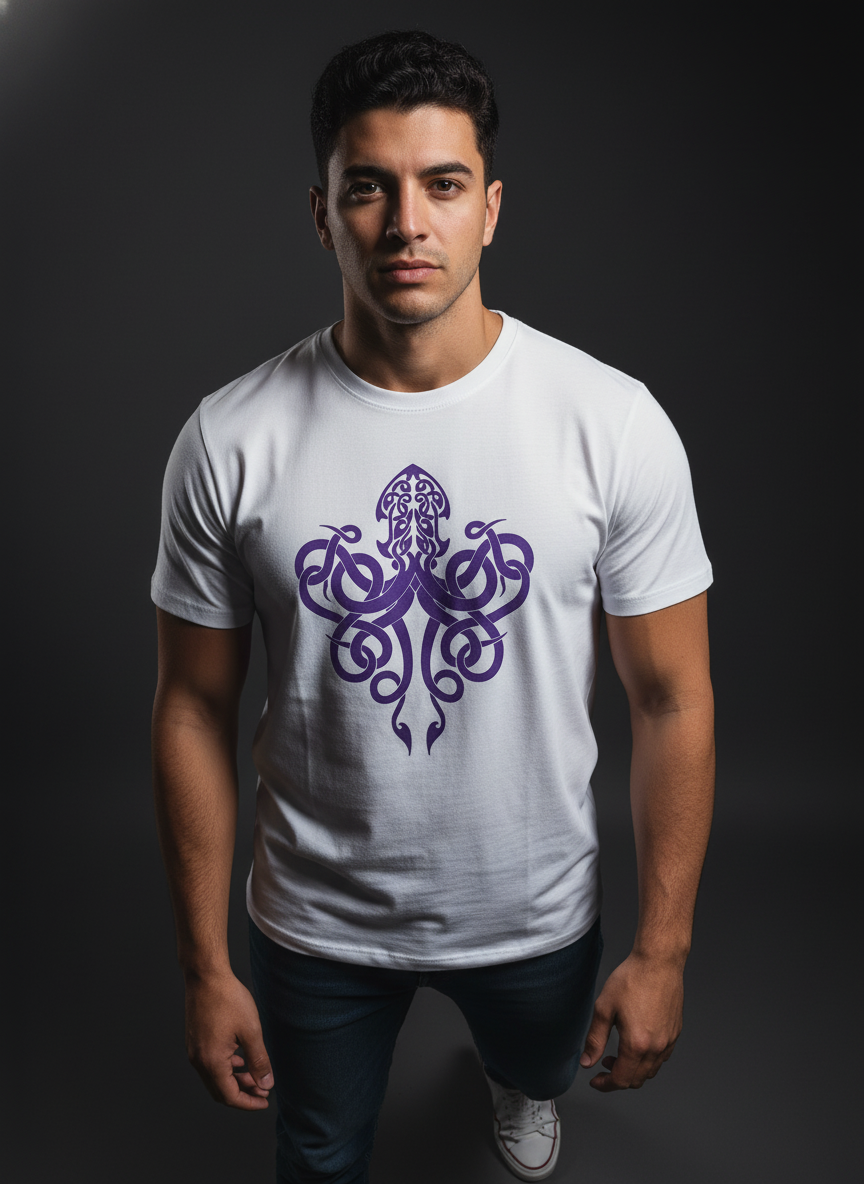 Premium White Oversize T-Shirt - Bio Wash Terry