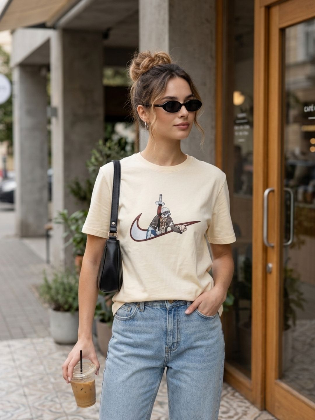 Anime Katan Cream Tee
