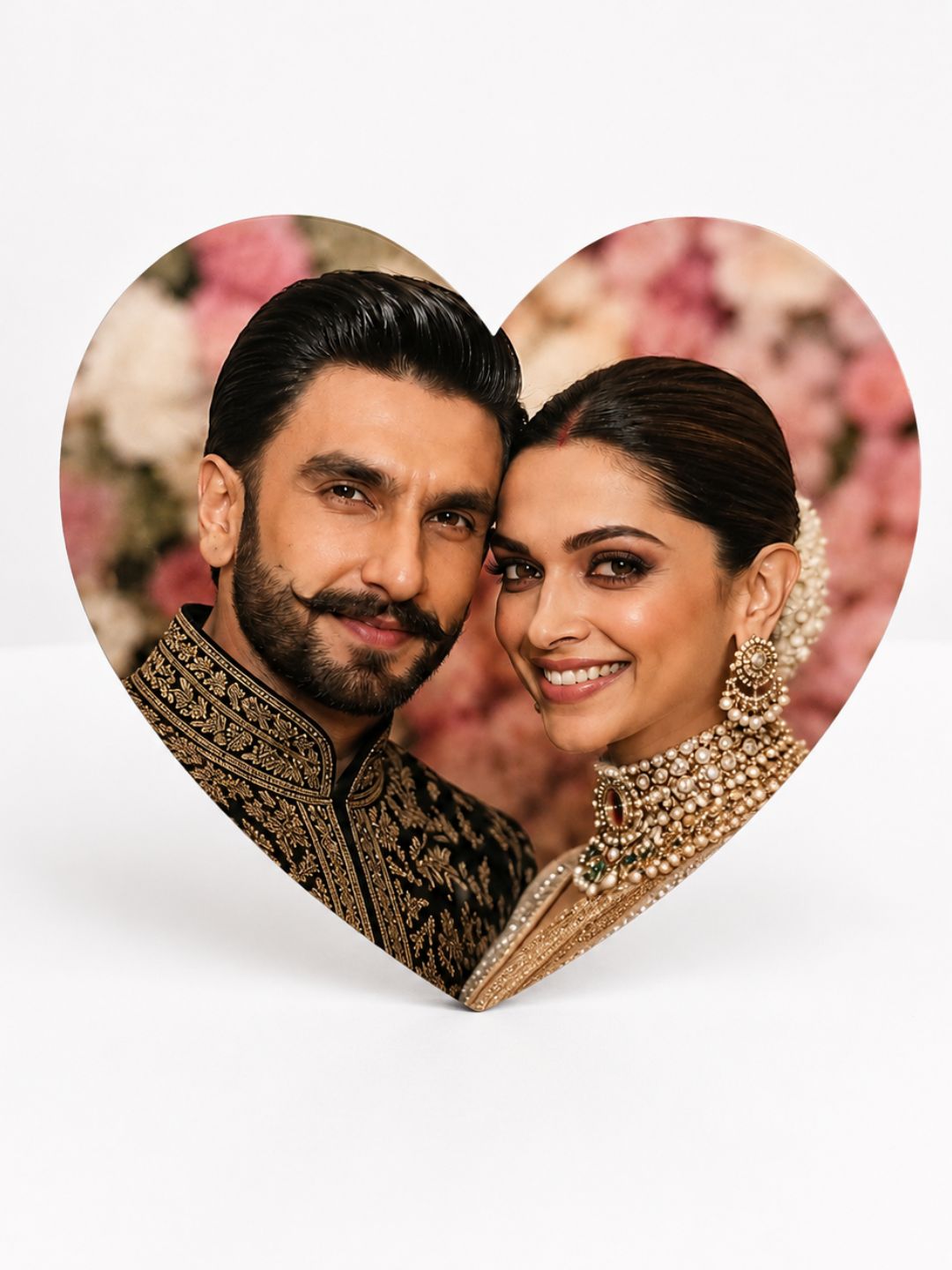 Personalized Heart-Shaped Photo Plaque | Custom Minimalist Picture Display
