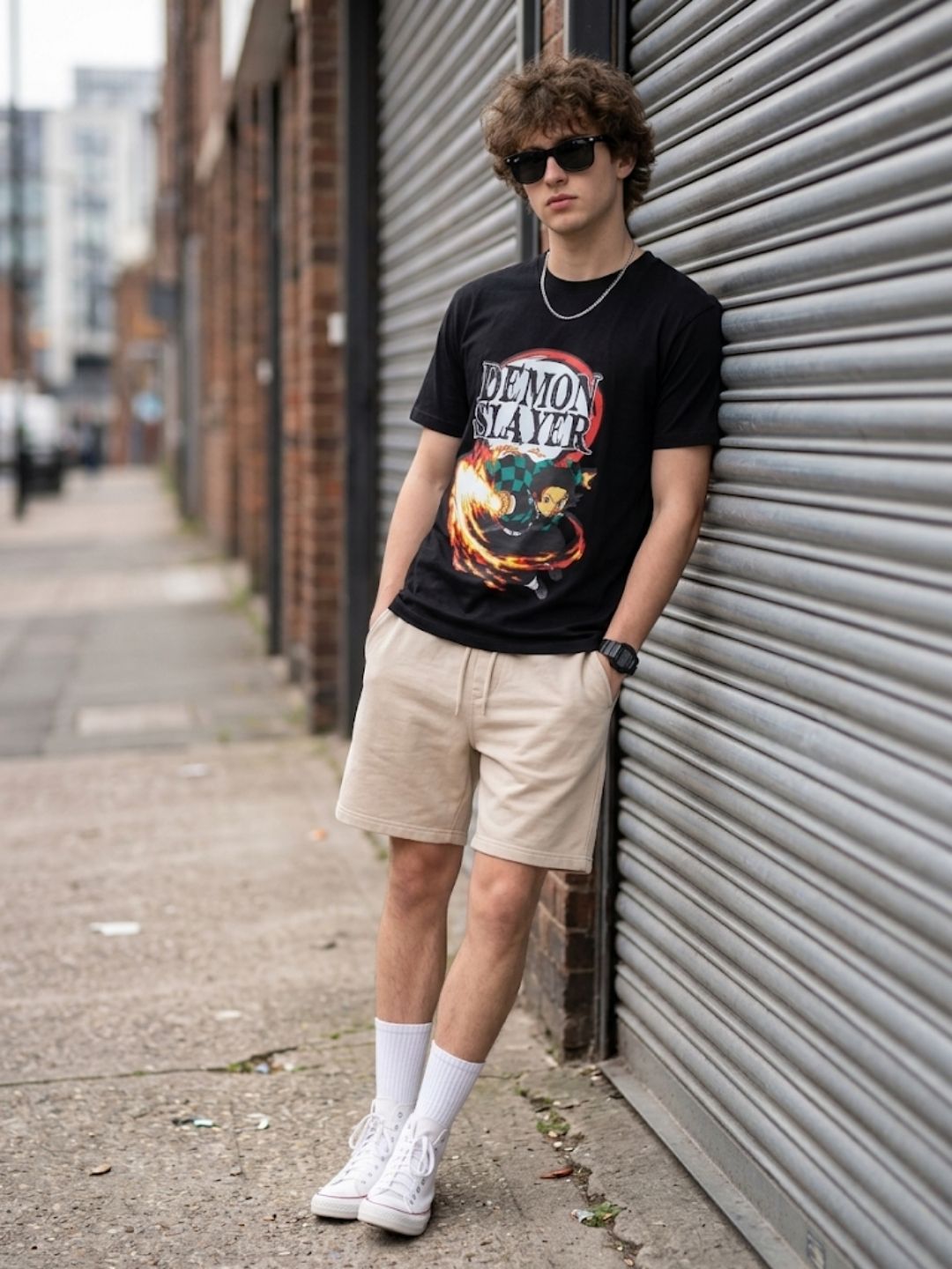 Black Round Neck T-Shirt - 100% Cotton Bio Wash