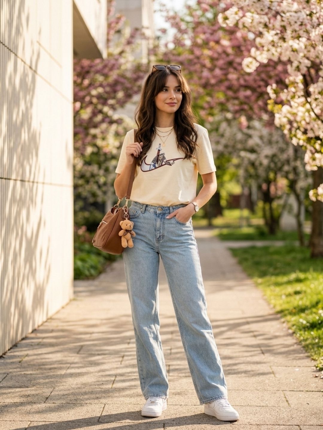 Anime Katan Cream Tee