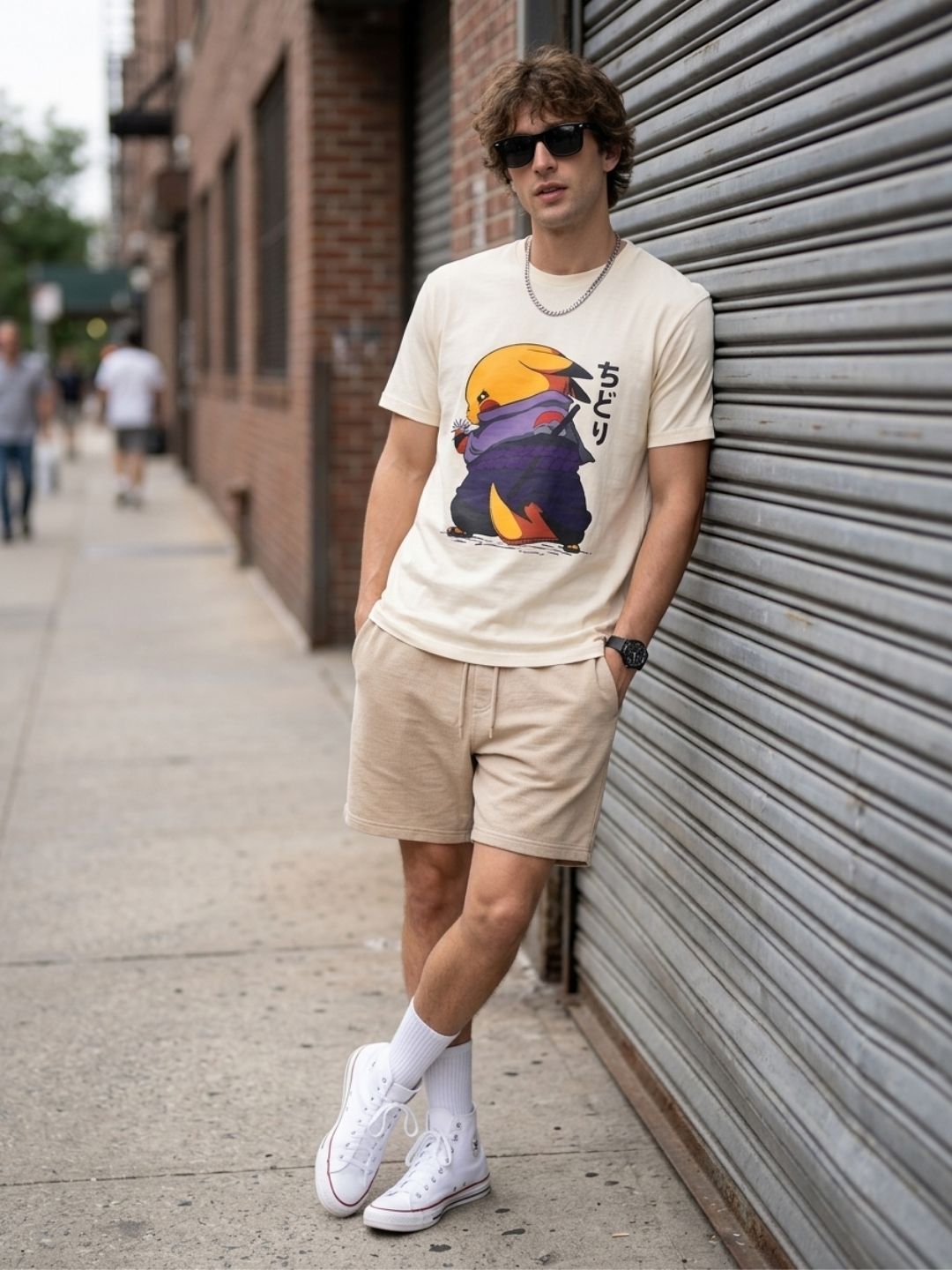 White Round Neck T-Shirt - 100% Cotton Bio Wash