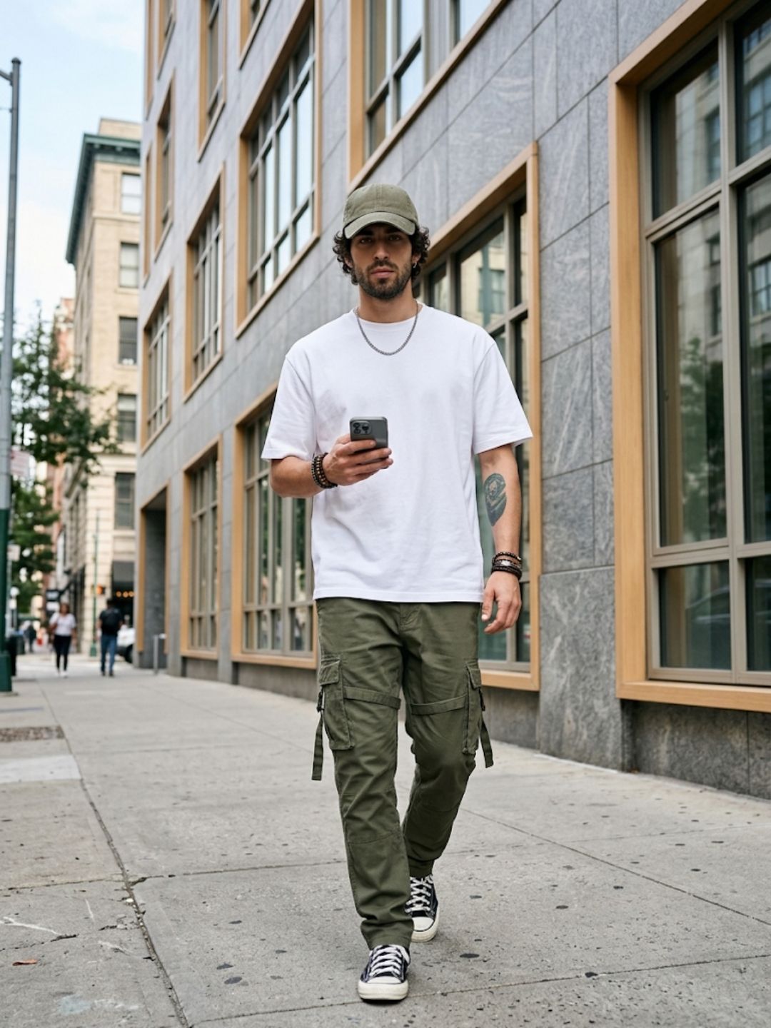 White Oversized T-Shirt - 100% Cotton Bio Wash Terry