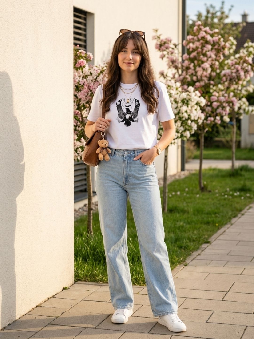 Phoenix x Cosmic Mind Graphic Tee – White