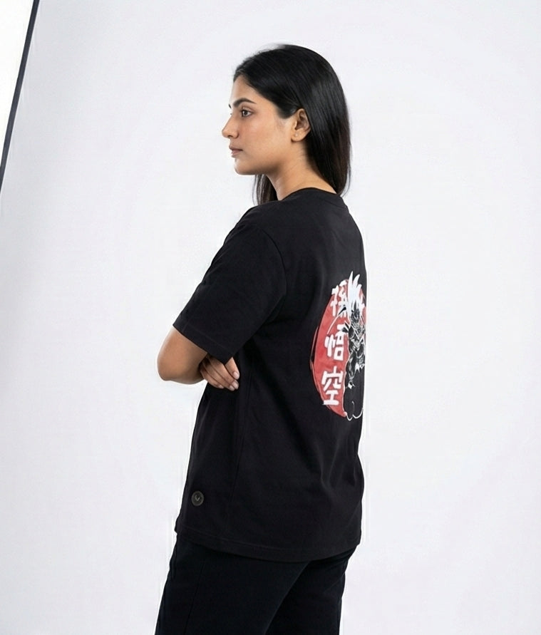 Nimbus Goku Graphic Tee – Black