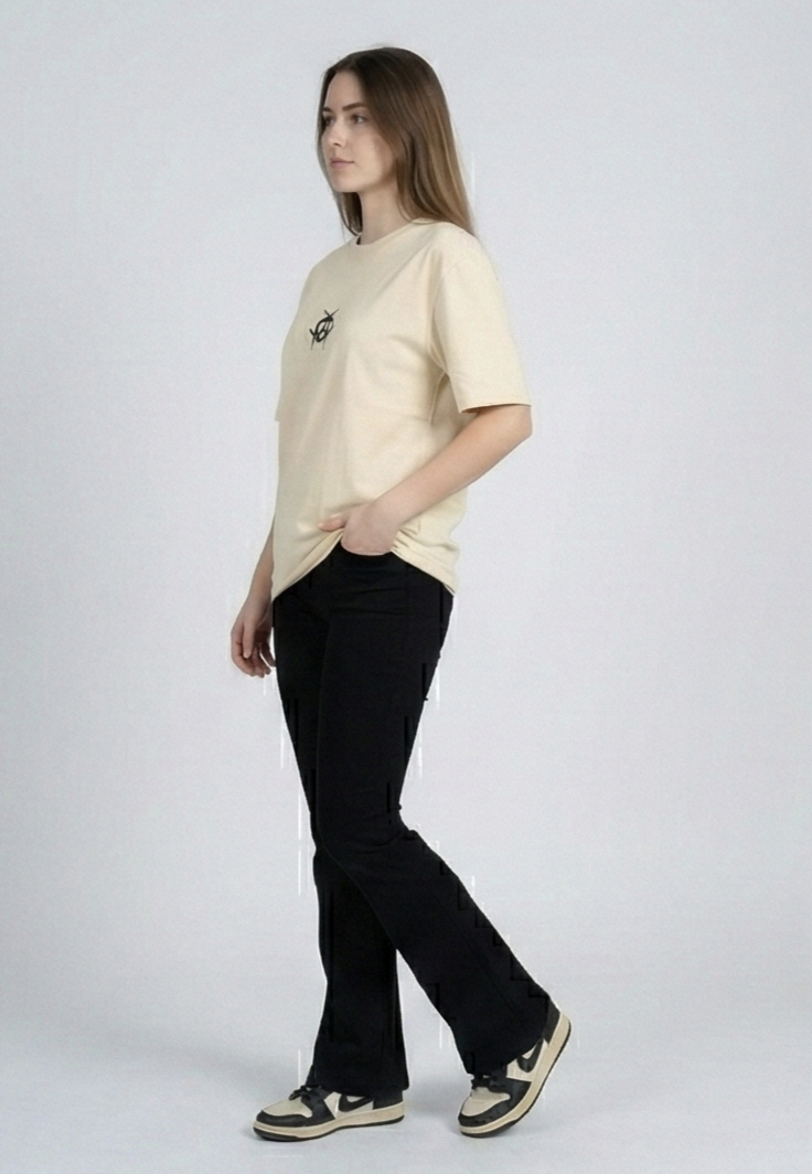 Bushido Samurai Graphic Tee – Cream
