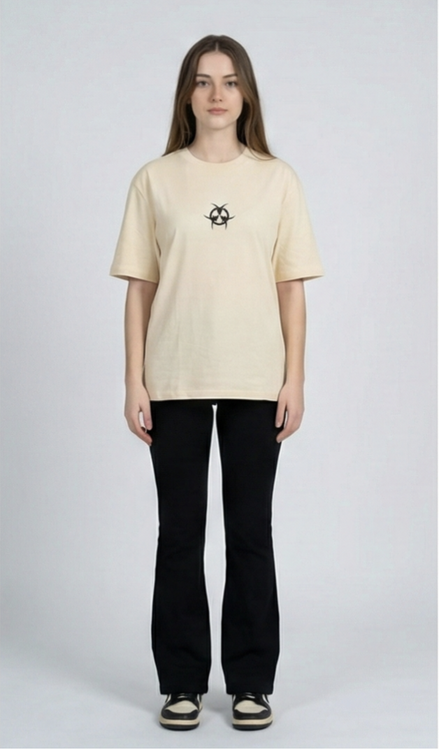 Bushido Samurai Graphic Tee – Cream