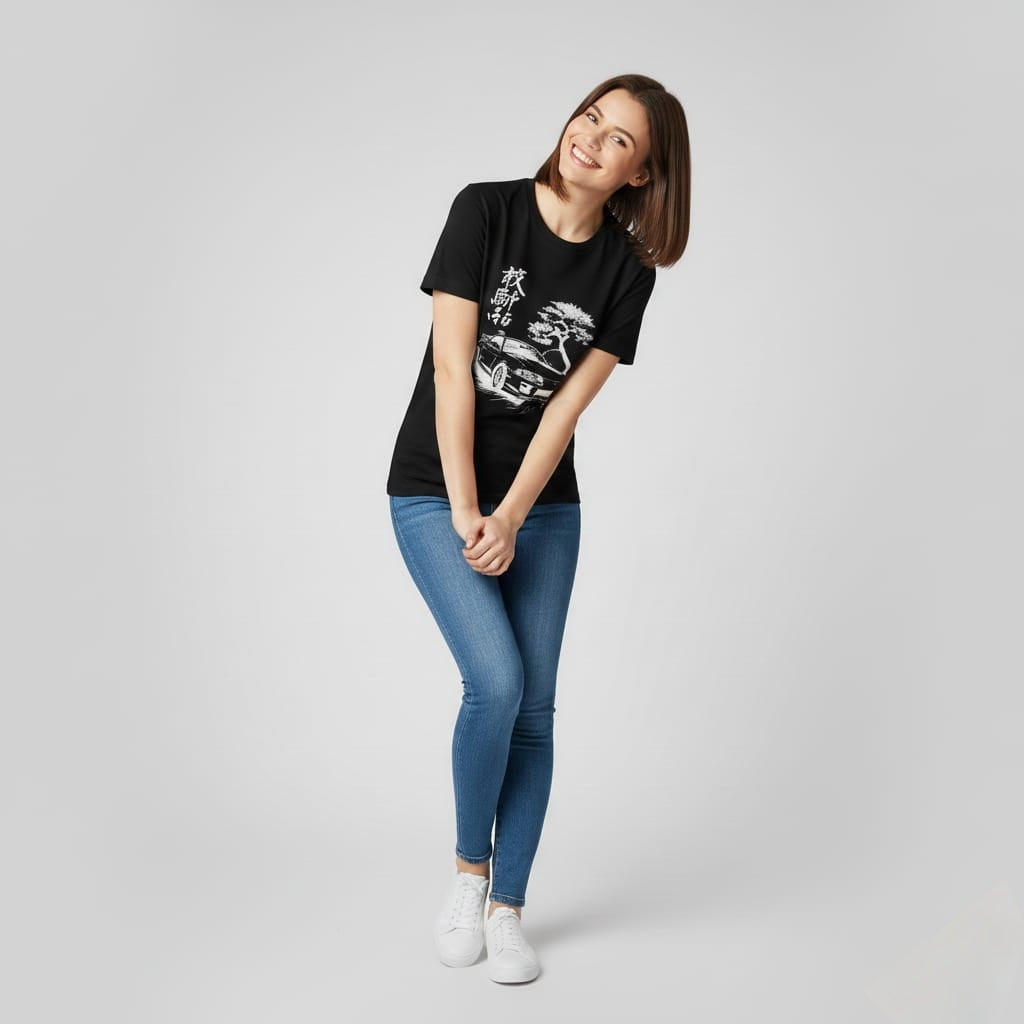 JDM Bonsai Graphic Tee – Black