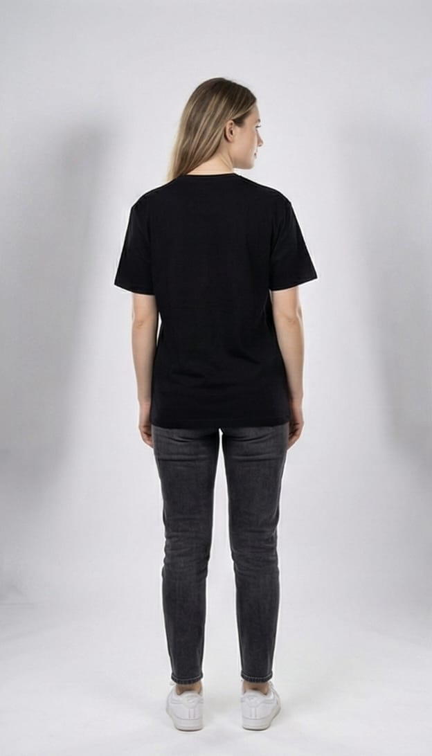 Golden Dagon Graphic Tee – Black