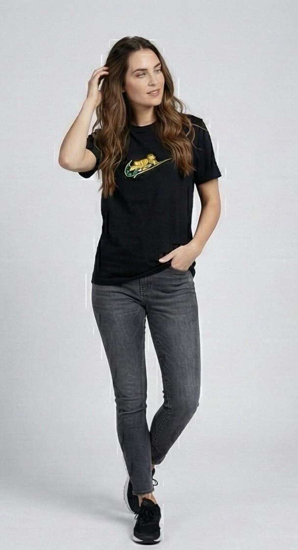 Golden Sphinx Graphic Tee – Black
