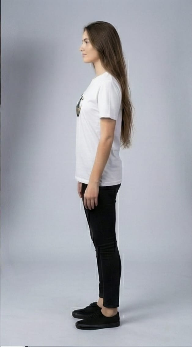 Astronaut Moon Graphic Tee – White