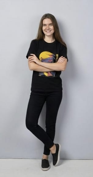 Chidori Pikachu Graphic Tee – Black