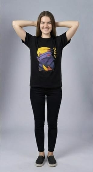 Chidori Pikachu Graphic Tee – Black