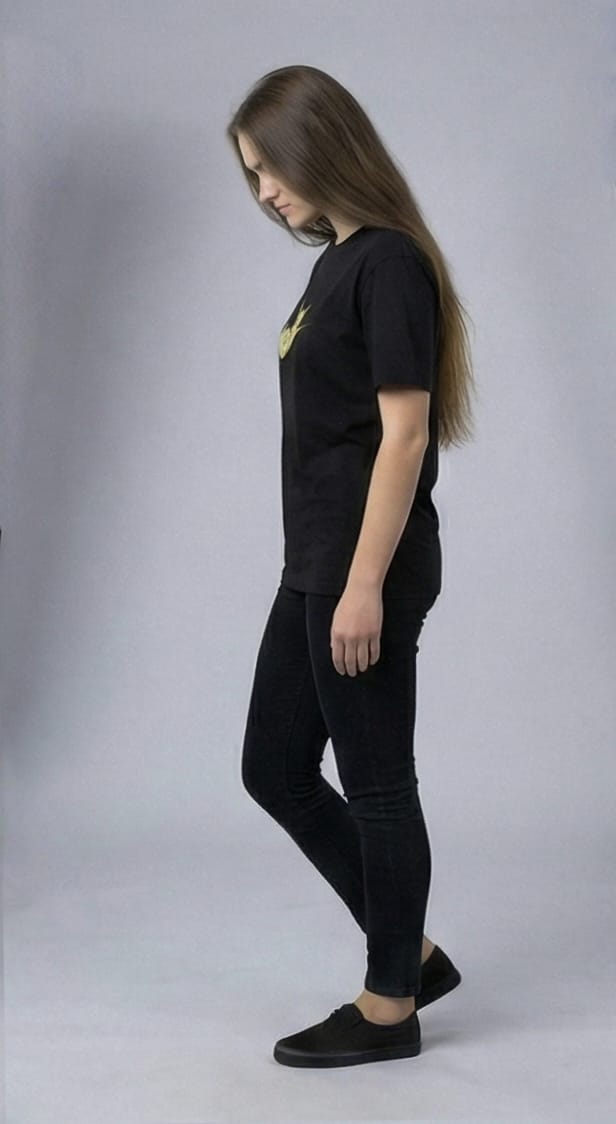 Pikachu Swoosh Graphic Tee – Black