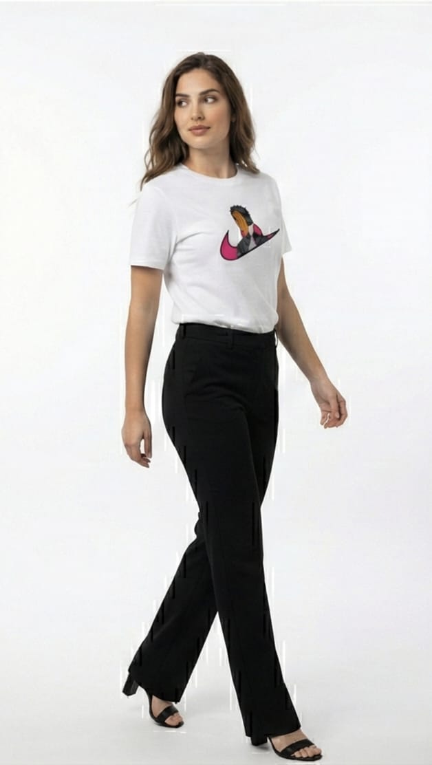 Obito Swoosh Graphic Tee – White