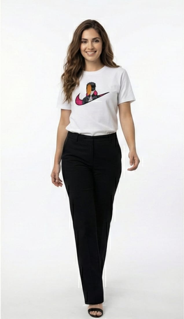 Obito Swoosh Graphic Tee – White