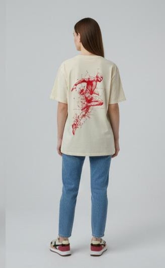 Spider-Man Action Graphic Tee – Cream