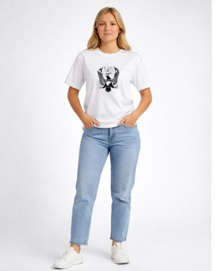 Phoenix x Cosmic Mind Graphic Tee – White