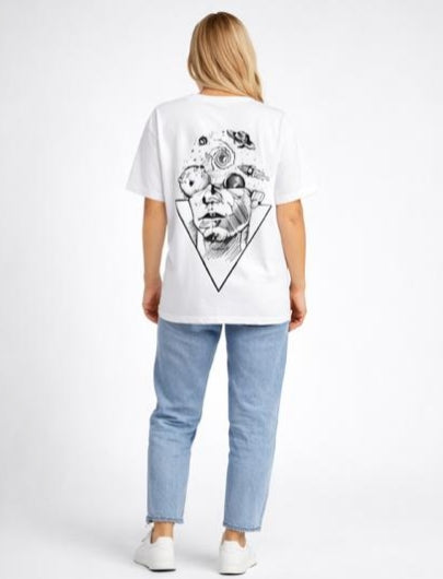 Phoenix x Cosmic Mind Graphic Tee – White
